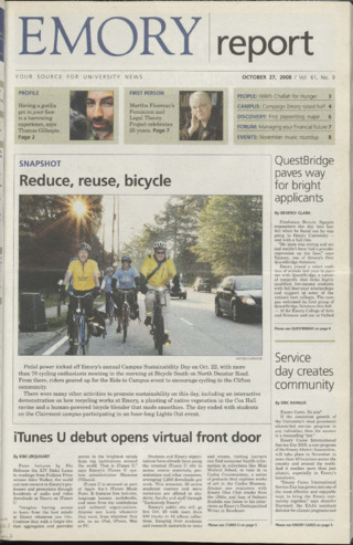 Emory report, 2008-10-27