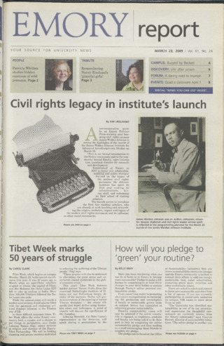 Emory report, 2009-03-23