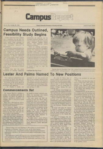 Campus report, 1979-05-28