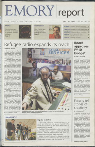 Emory report, 2009-04-13