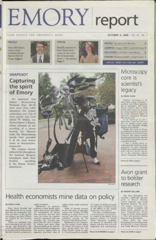 Emory report, 2008-10-06