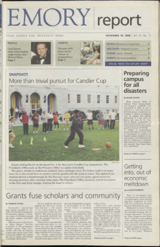 Emory report, 2008-11-10