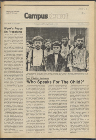 Campus report, 1979-01-08