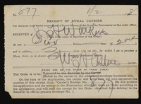 Receipts from John Hill Watkins medical practice