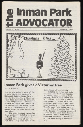 Inman Park Advocator (Atlanta, Georgia), December 11, 1976