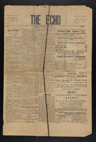 The Echo, 1921-08-27