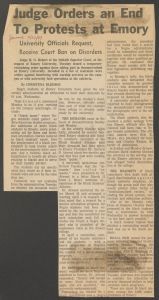 Summary of Events of May 25-28, 1969 document