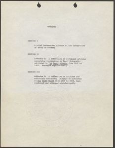 History of integration at Emory, 1966