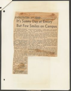 Summary of Events of May 25-28, 1969 document