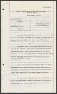 Summary of Events of May 25-28, 1969 document