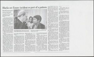 Newspaper clippings and other materials relating to the Sabrina Collins case