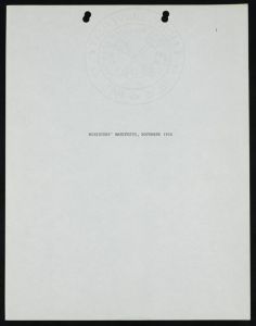 History of integration at Emory, 1966, Section I
