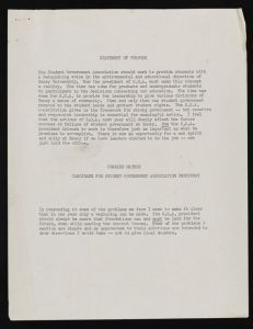 Four days in May, 1969, Materials regarding the student demonstrations at Emory between May 25th and 28th, 1969