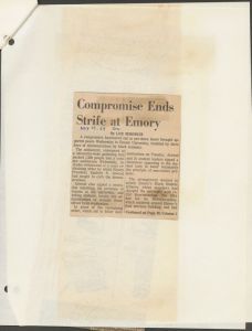 Summary of Events of May 25-28, 1969 document