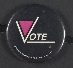 Vote: Atlanta Campaign For Human Rights pin