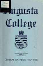 Augusta College Catalog 1967-1968