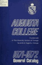 Augusta College Catalog 1971-1972