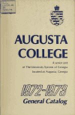 Augusta College Catalog 1972-1973