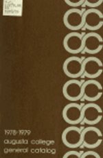 Augusta College Catalog 1978-1979