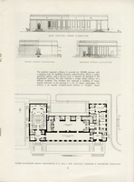 Detail sketch, various elevations, Folger Shakespeare Library, Washington, D.C.
