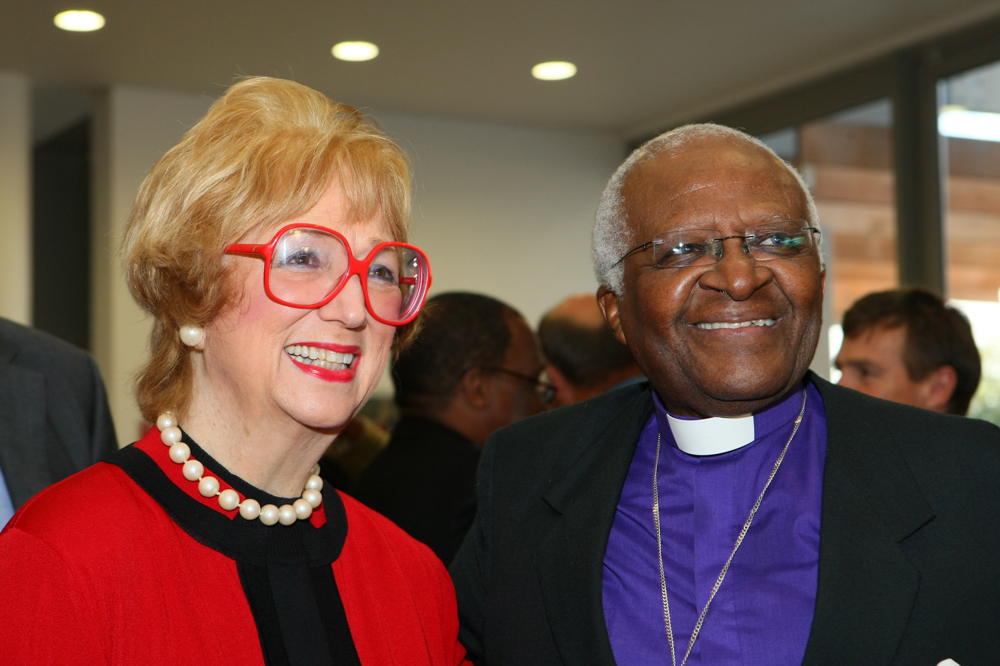 Betty L. Siegel and Desmond Tutu, 2008