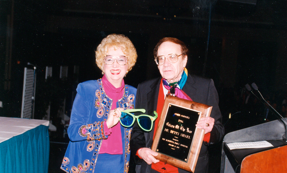 Betty L. Siegel at Cobb County 1996 Citizen of the Year event, January 11, 1997