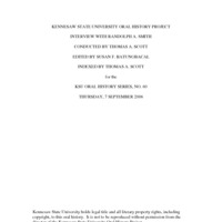Interview with Randolph A. Smith