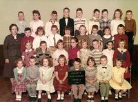 Miss Hubbard, Grade 2, Acworth Elementary School, 1961