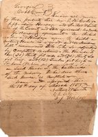 Acworth Christian Church, March 13, 1858