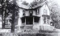 Home of Captain Robert Morrow Mitchell, burned in 1911