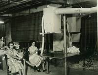 Gladys Shirley (left) Unique Knitting Company