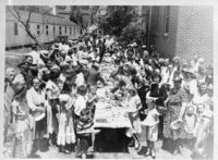 Annual Community Sing and Homecoming Dinner, 1950
