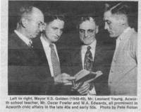 V. S. Golden, Loenard Young, Oscar Fowler, and W. A. Edwards