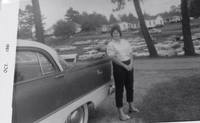 Gertie Sims at Coats & Clark barbecue, Acworth, Georgia, October 1961
