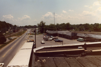 Main Street looking Southeast, Acworth, Georgia, circa 1970s