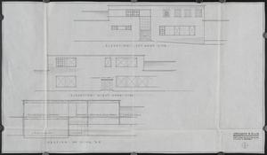 Augusta State Hospital Complex. [Elevation drawing - entrances]