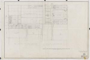 Augusta State Hospital Complex. Ground floor plan - auditoriums, warehouse, laundry, shops, etc.