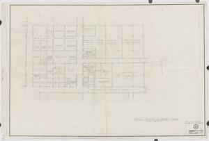 Augusta State Hospital Complex. Part first floor plan