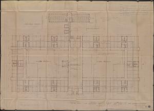 Milledgeville Colored Psychiatric Building. The floor plan