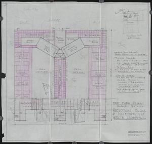 Milledgeville Colored Reception Building. First floor plan [white reception]