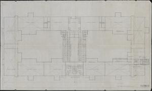 Second Colored Psychiatric Building, Milledgeville. [Floor plan]