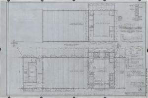 Second Colored Psychiatric Building, Milledgeville. [Plan of service dining room and kitchen units]