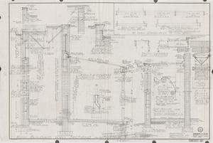 Georgia Training School for Mental Defectives. [Main building wall sections and other details]