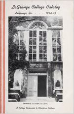 LaGrange College Bulletin, Annual Catalog 1942-43, Announcements 1943-44, LaGrange, Georgia