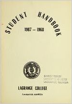 Student Handbook 1967-1968 LaGrange College