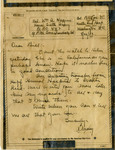 To Brigadier William A. Hagins from Colonel B.M. Egans, August 26, 1943
