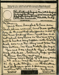To Brigadier General William A. Hagins from Mrs. William A. Hagins, Undated