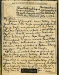 To Brigadier General William A. Hagins from Mrs. William A. Hagins, July 1, 1944