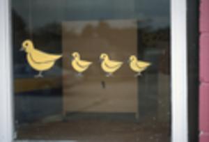 Birds in a row