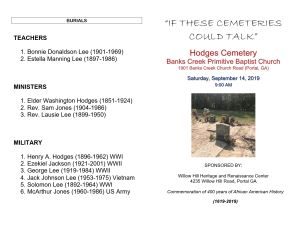 Hodges Cemetery